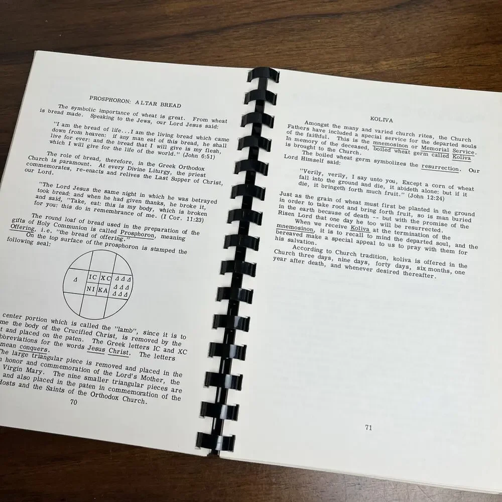 Vtg 1967 Hellenic Cuisine A Collection of Greek Recipes Cookbook Spiral Bound
